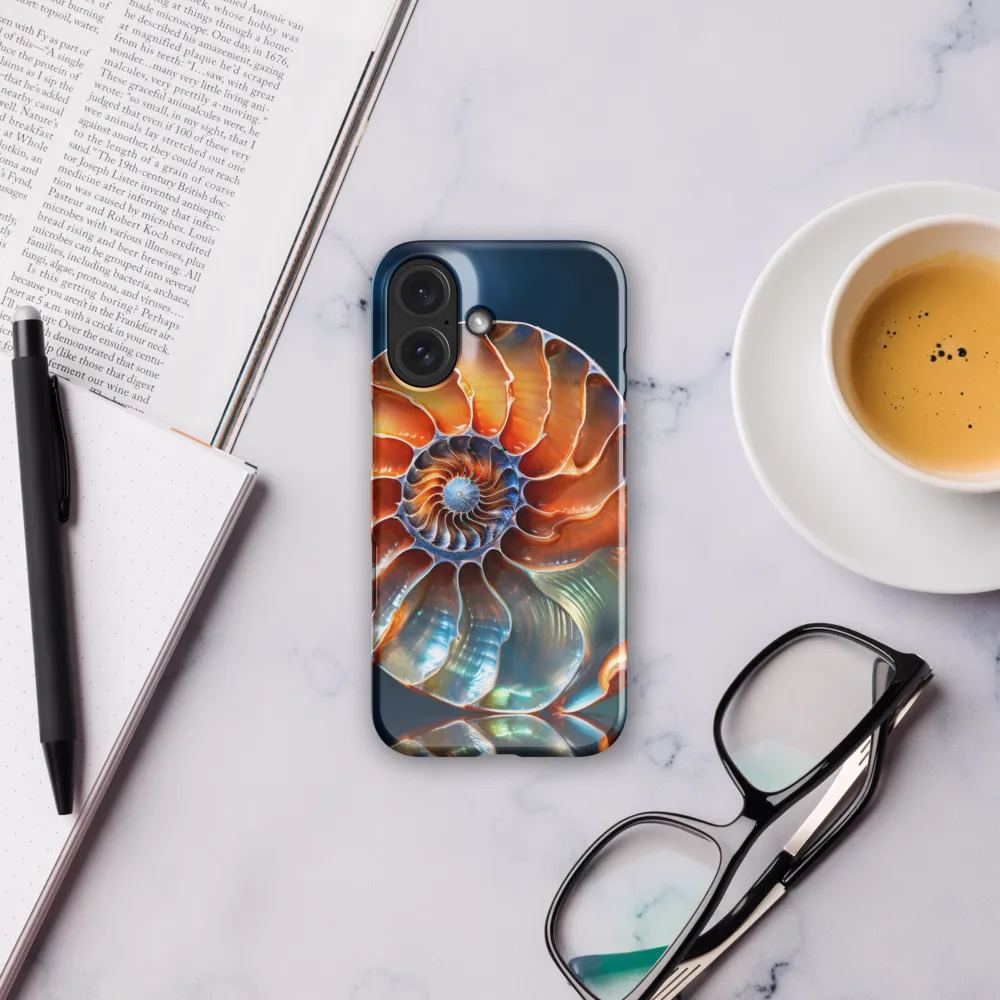 Elegance of the Nautilus Shell | Phone Case