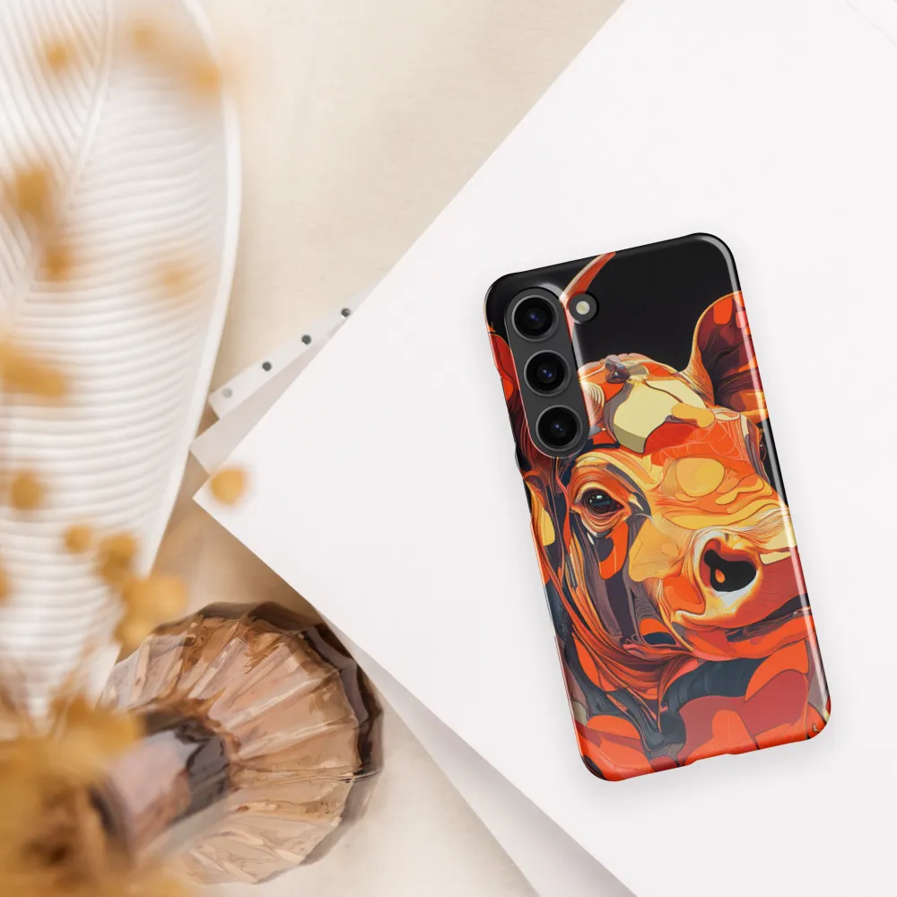 Modern Serenade: The Vibrant Cow