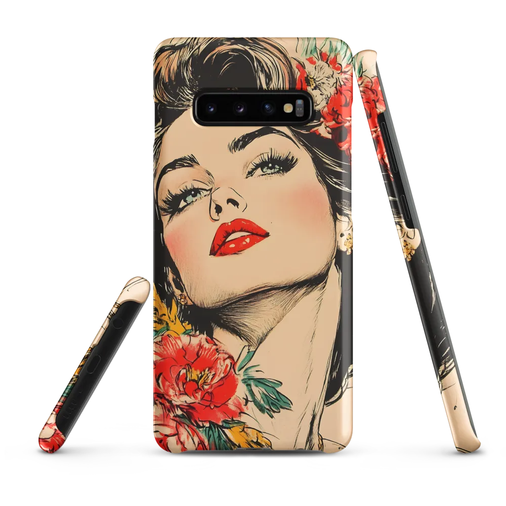 Radiance in Red: A Portrait of Elegance