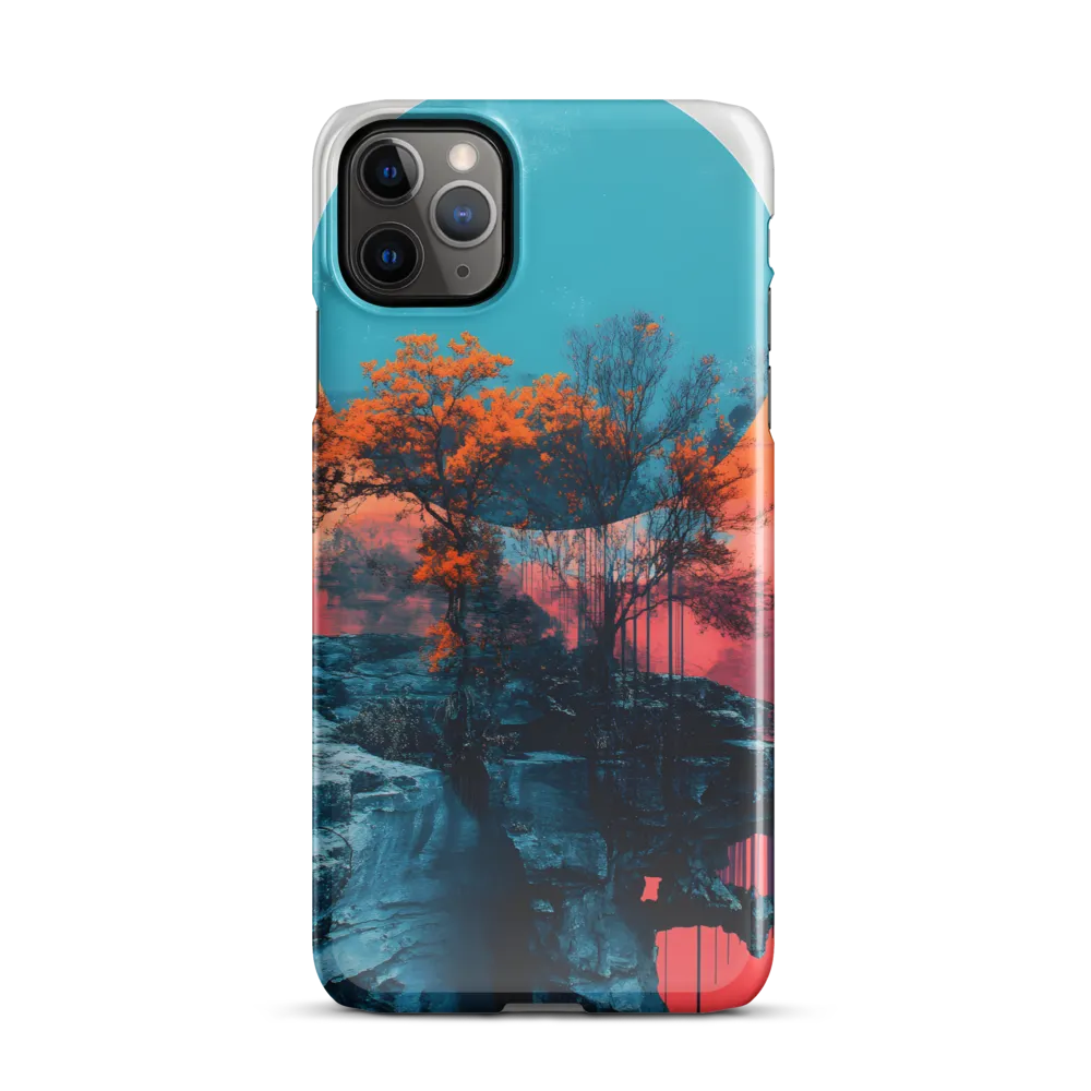 Ethereal Landscapes: A Dance of Color and Form | Phone Case |  11 Pro Max | Snap Case | Glossy