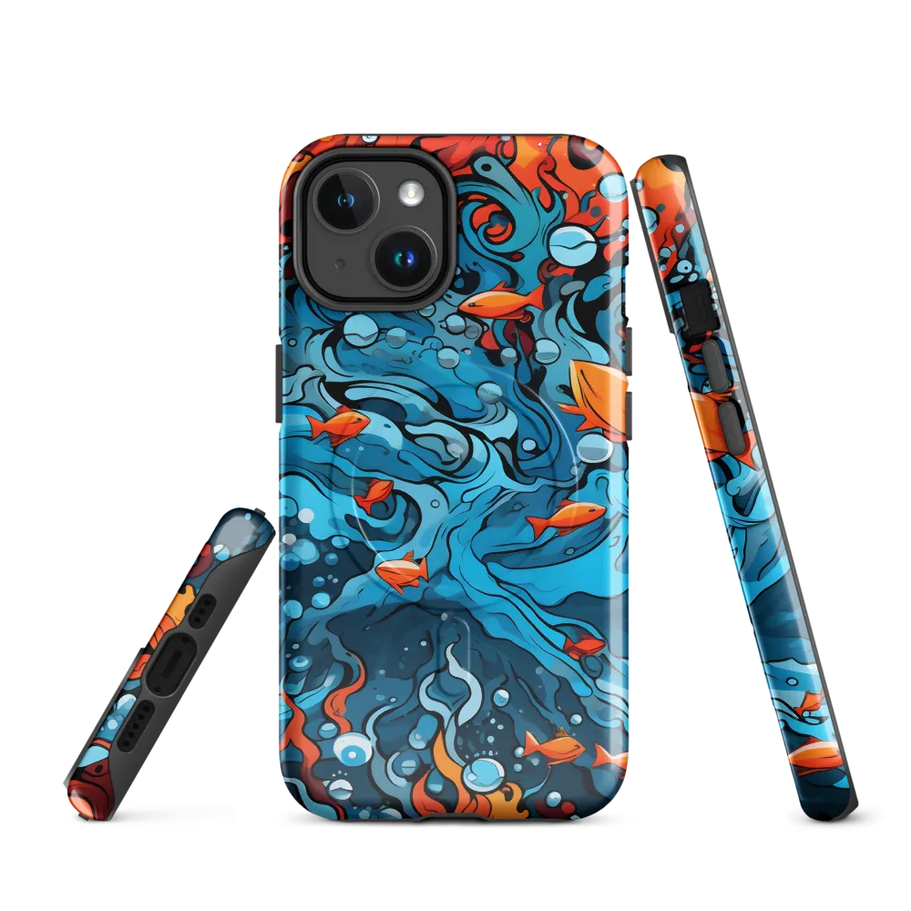 Fluid Harmony: Ocean and Flames