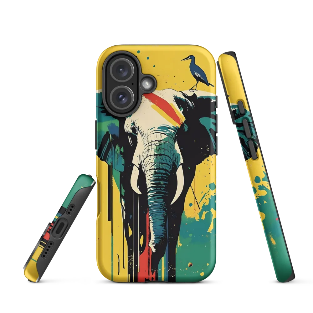 Elegance of the Wild: A Colorful Harmony | Phone Case