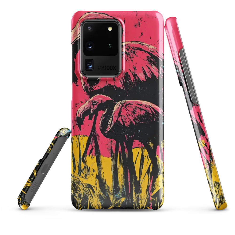 Flamingo Duet: A Pop Art Expression