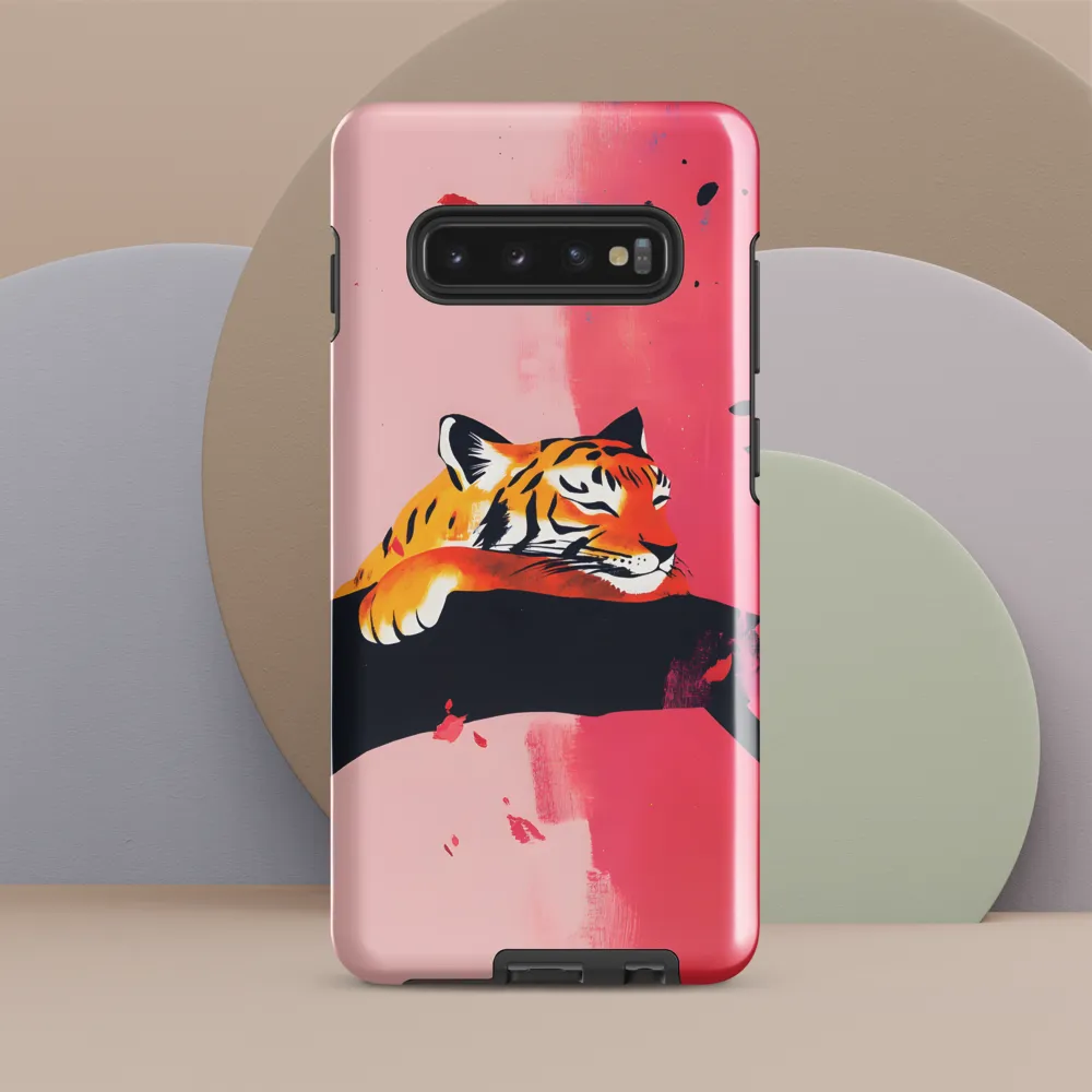 Serenity in Stripes | Phone Case |  S10 Plus | Tough Case | Glossy