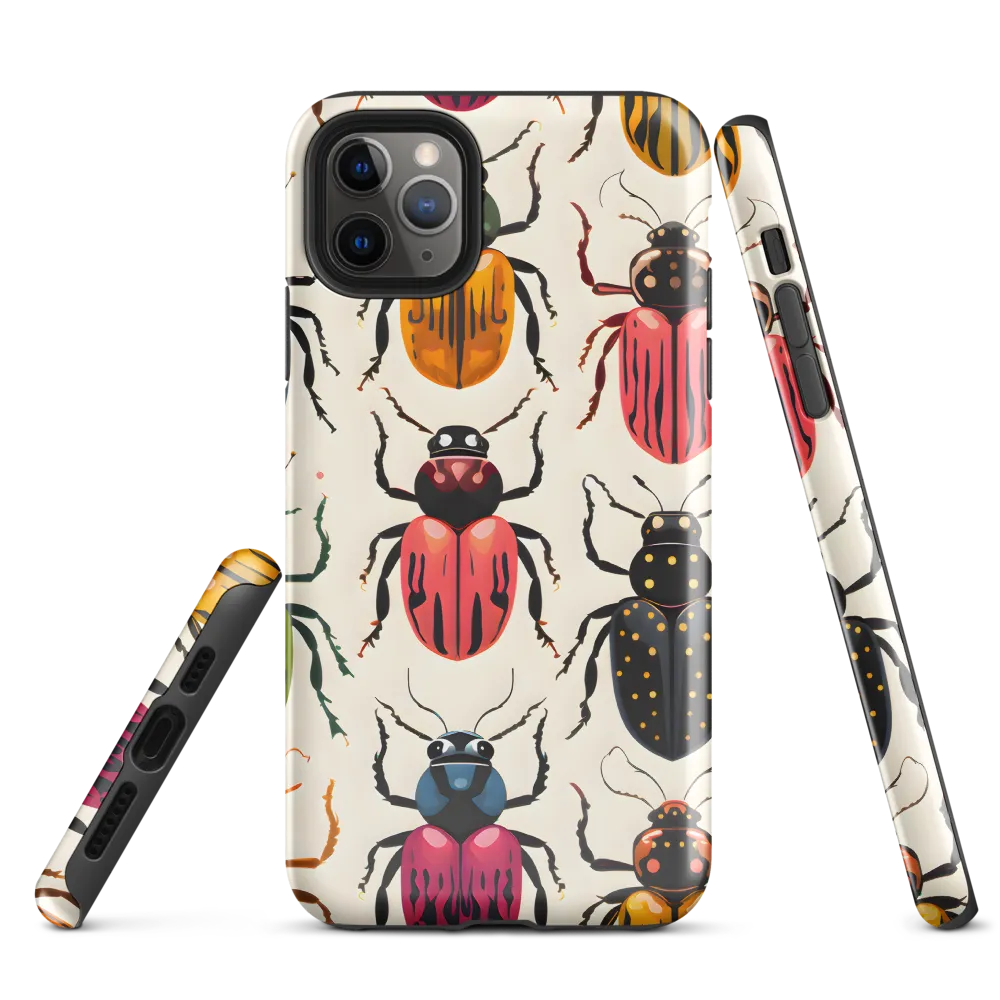 Beetle Mosaic: A Colorful Exploration of Insects | Phone Case |  11 Pro Max | Tough Case | Glossy