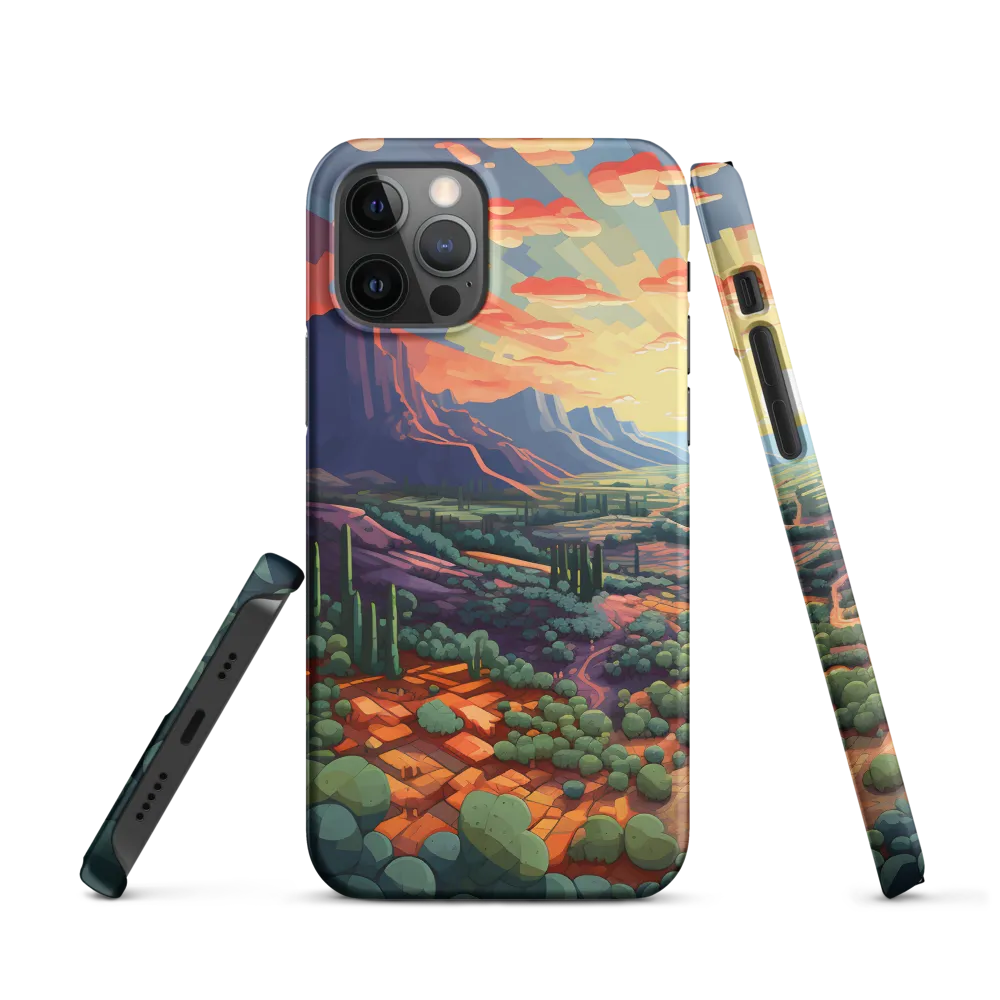 Desert Serenity at Dusk | Phone Case |  12 Pro | Snap Case | Matte