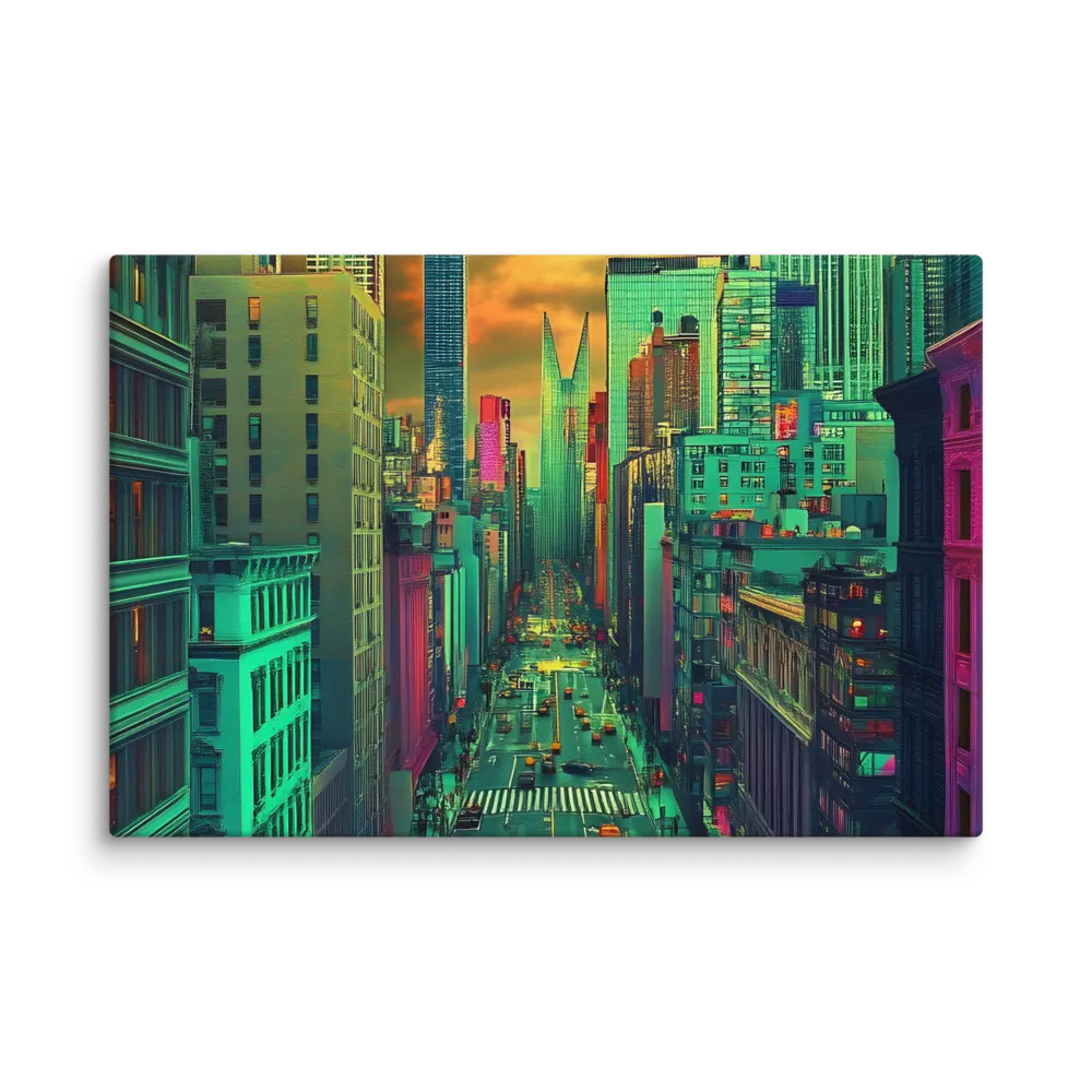 Urban Surrealism: Neon Dreams | Canvas | 20″×30″
