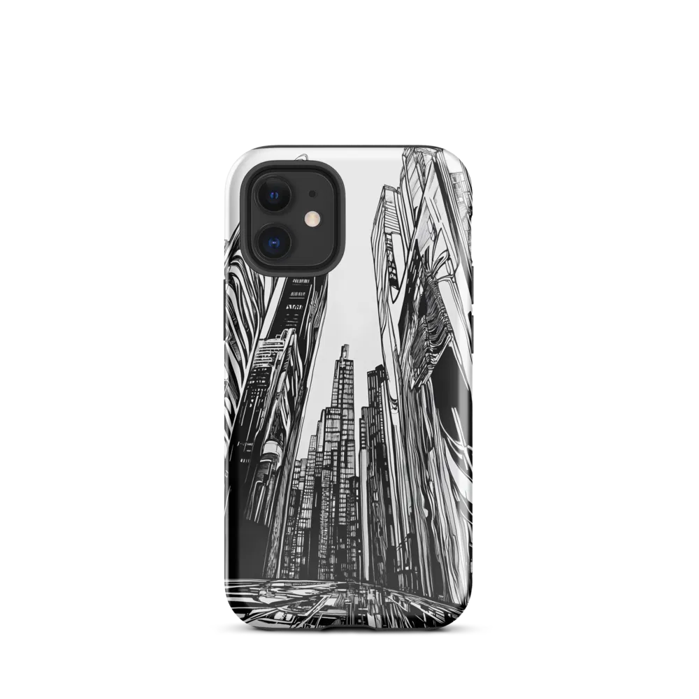 Urban Echoes: A Line Art Journey