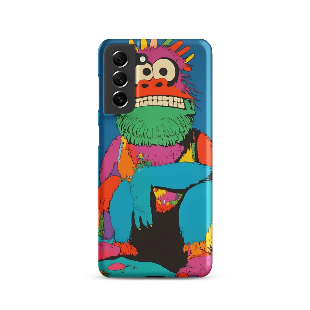 Whimsical Giant: A Playful Monster Encounter | Phone Case |  S21 | Snap Case | Matte