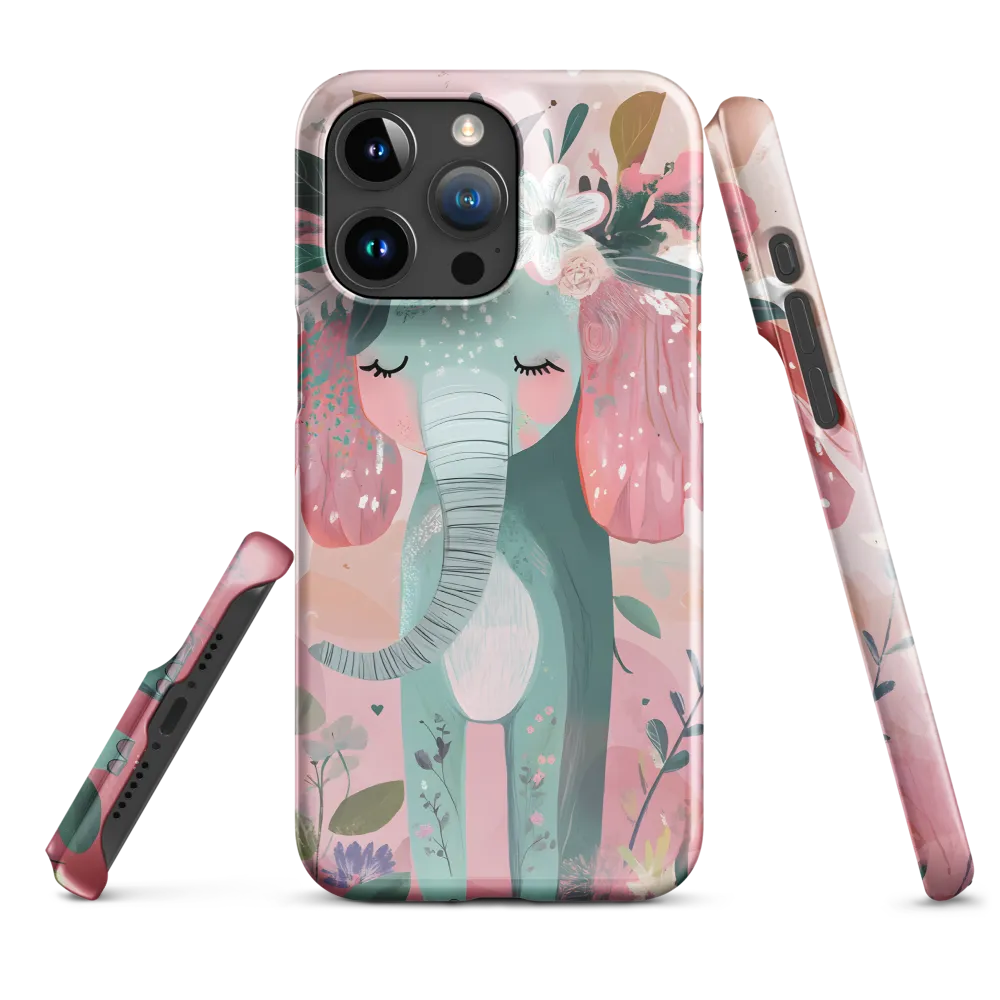 Whimsical Elephant in Bloom