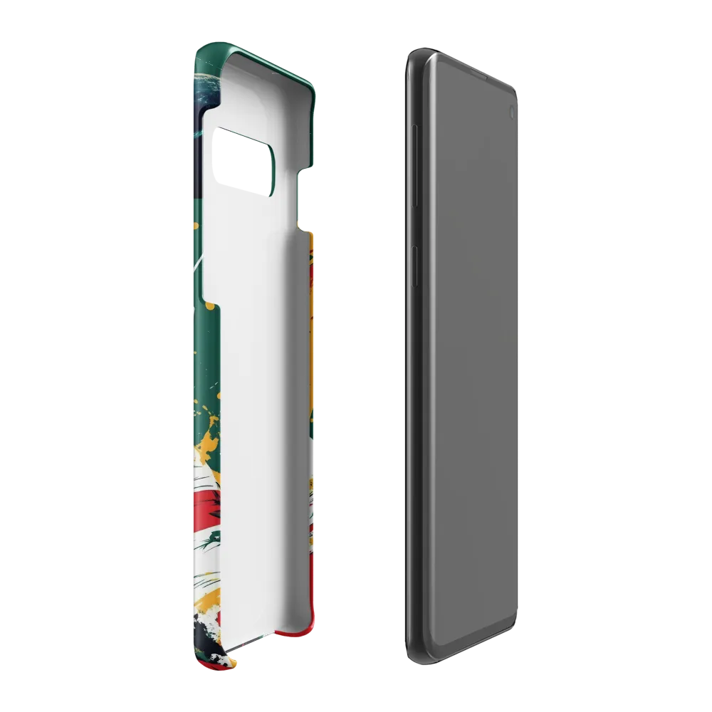 Galactic Explorer: A Modern Odyssey | Phone Case |  S10 Plus | Snap Case | Glossy