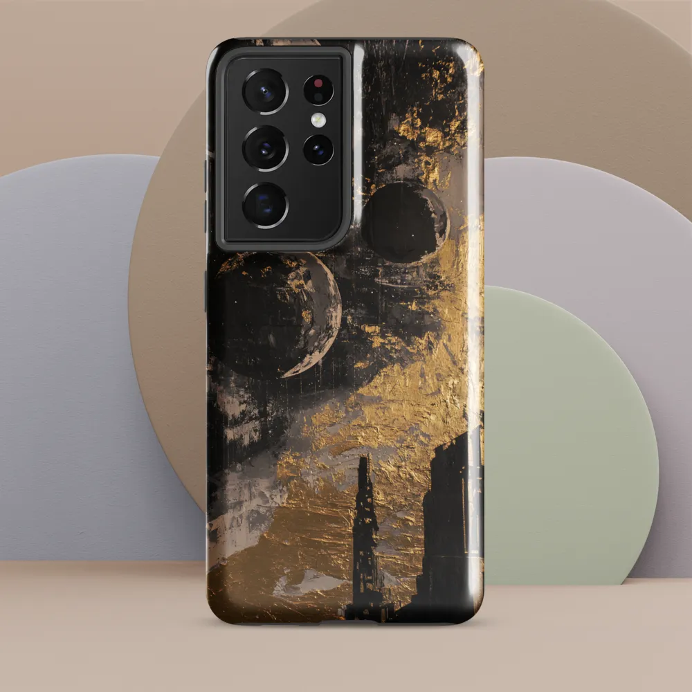 Celestial Cityscape | Phone Case |  S21 Ultra | Tough Case | Glossy
