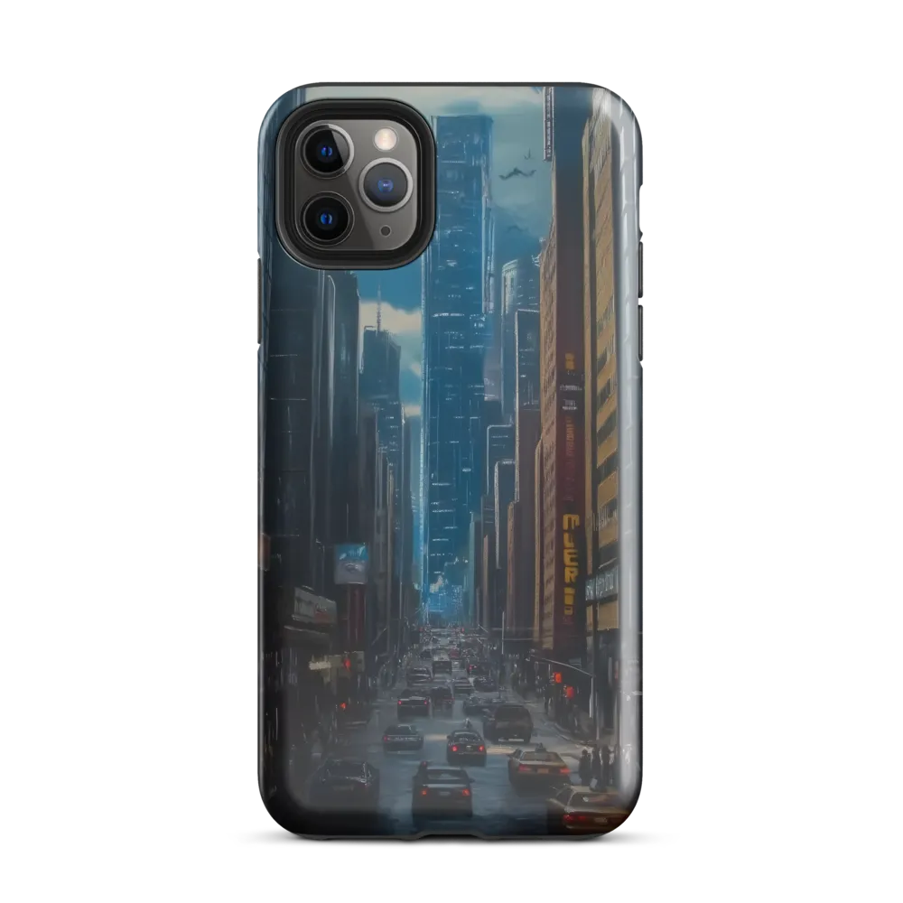 Urban Symphony: A Cityscape Reverie | Phone Case |  11 Pro Max | Tough Case | Glossy