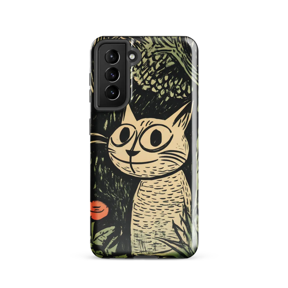 Whimsical Cat in the Forest