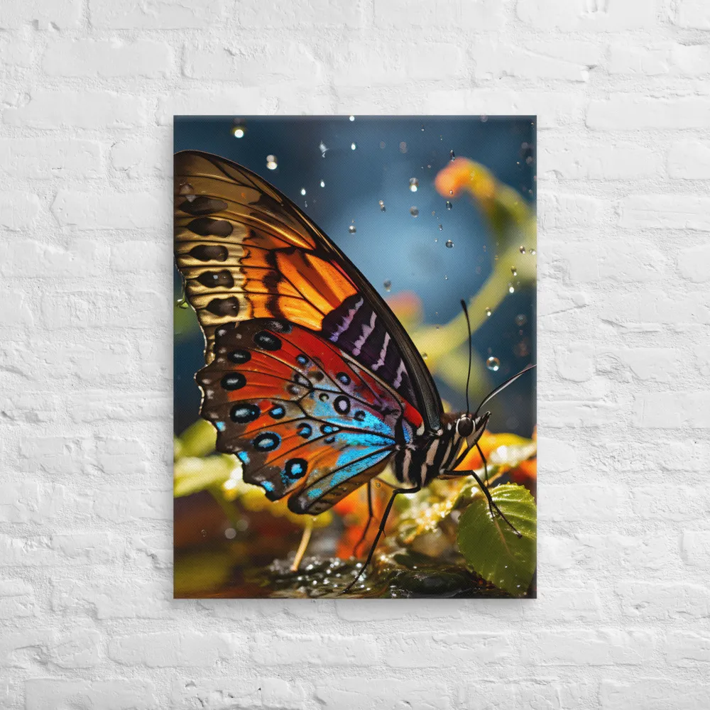 Dance of Colors: The Butterfly's Elegance | Canvas | 24″×32″