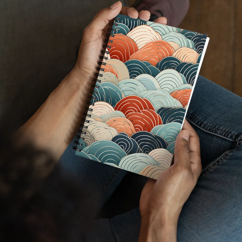 Rhythms of Waves | Spiral Notebook