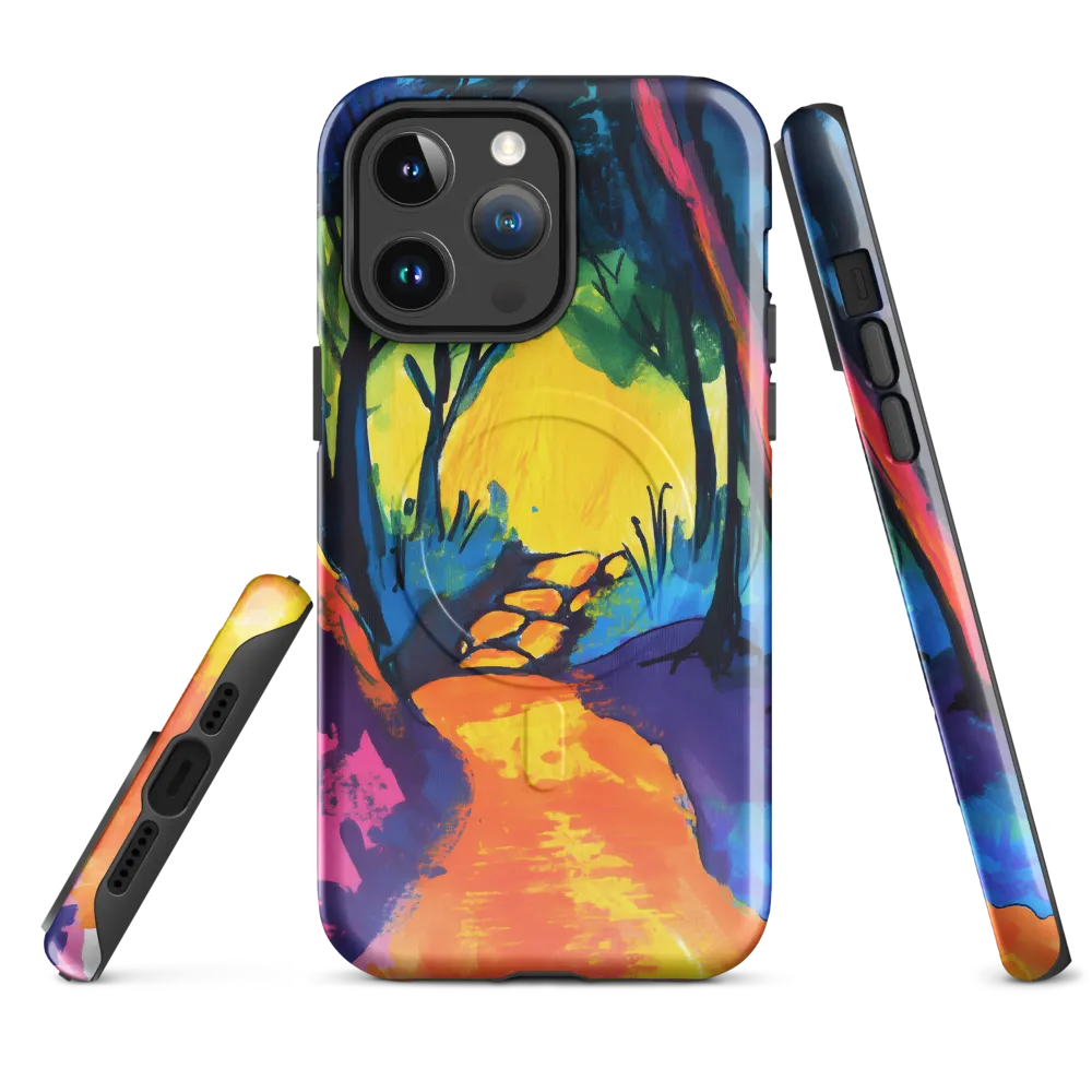 Path Through a Vibrant Forest