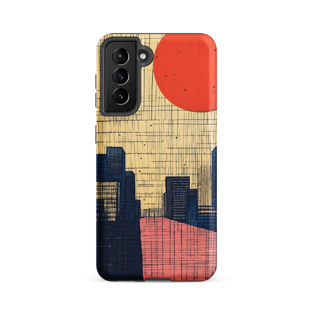 Urban Echoes: A Minimalist Cityscape