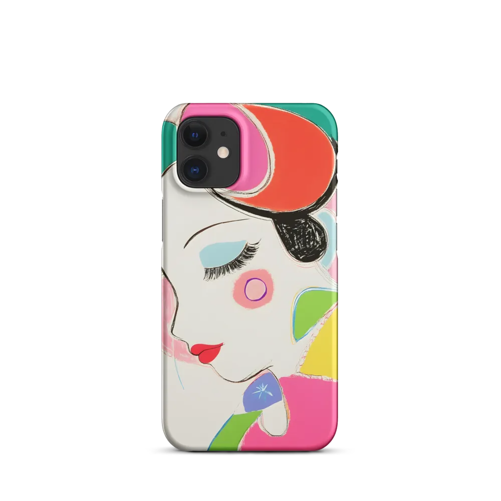Whimsical Portrait in Colorful Abstraction