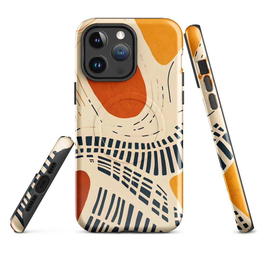 Urban Patterns in Harmony | Phone Case |  14 Pro Max | MagSafe® Tough Case | Glossy