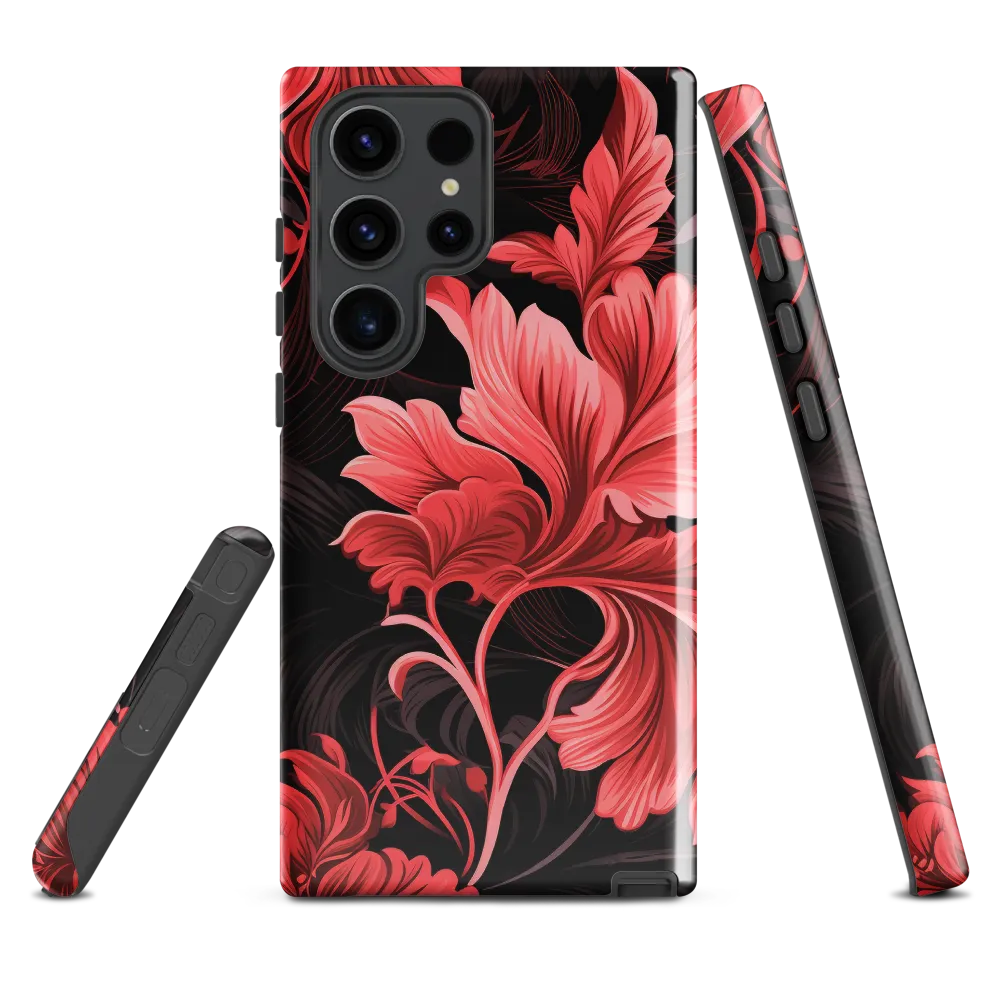 Tropical Elegance in Red