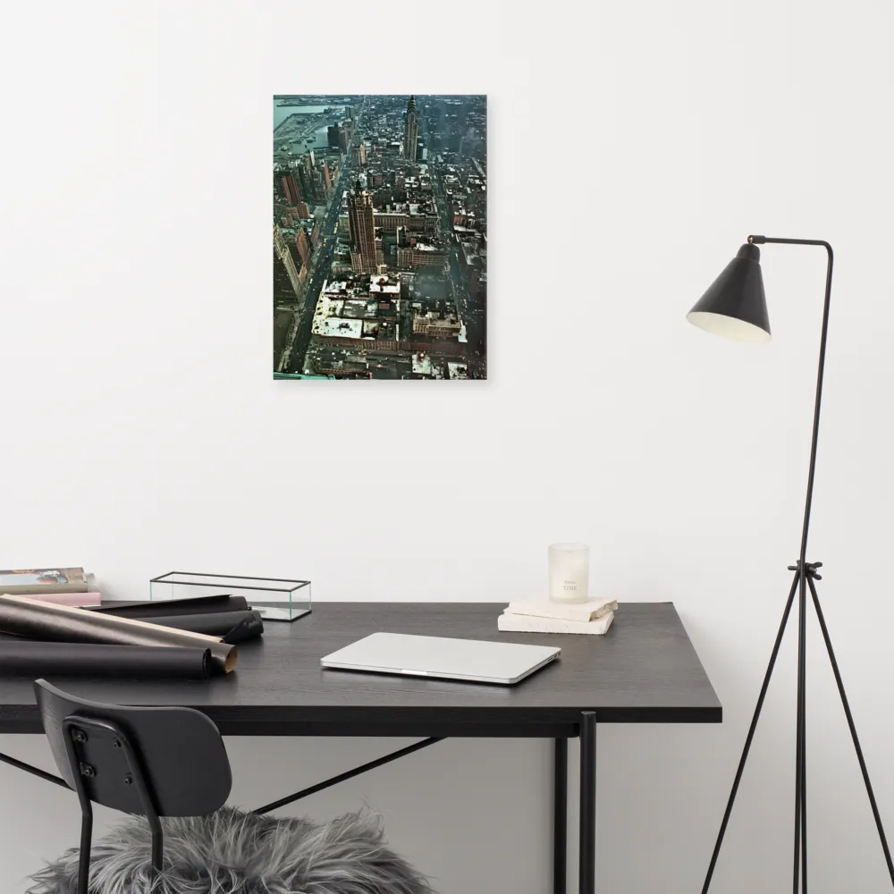 Aerial Symphony of Urban Life | Canvas | 18″×24″