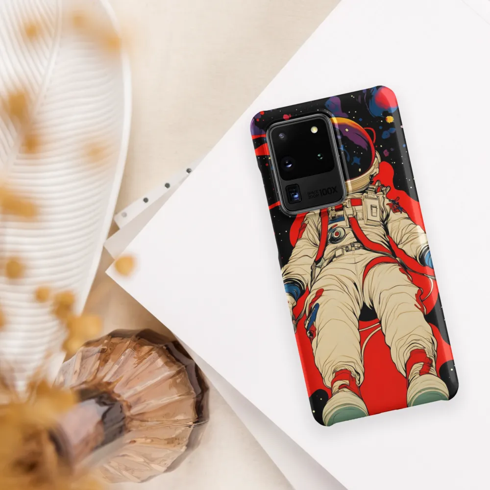 Astronaut in Cosmic Reverie | Phone Case |  S20 Ultra | Snap Case | Matte