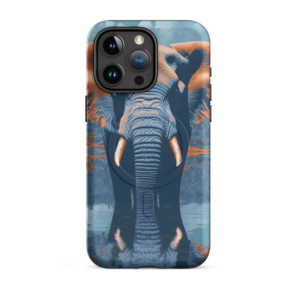Majestic Reflection: The Elephant's Serenade