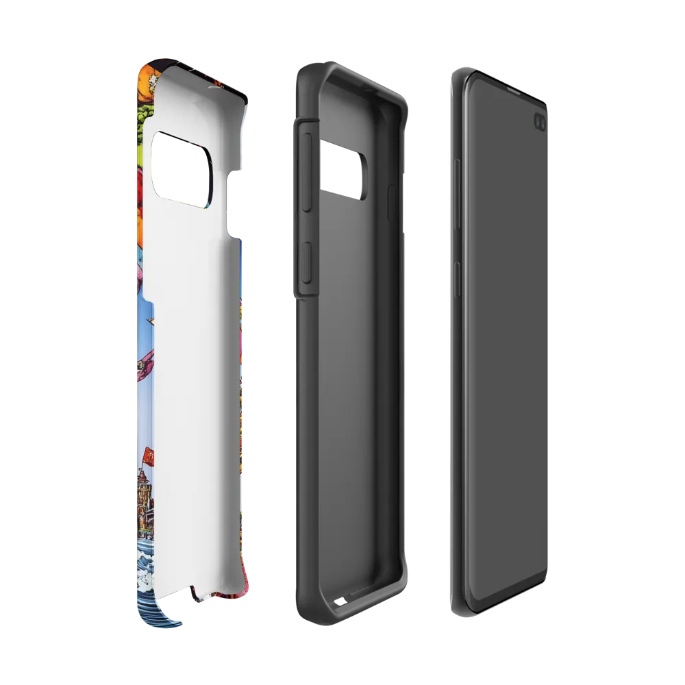 Voyage of Whimsy: A Surreal Sailor's Dream | Phone Case |  S10 | Tough Case | Matte