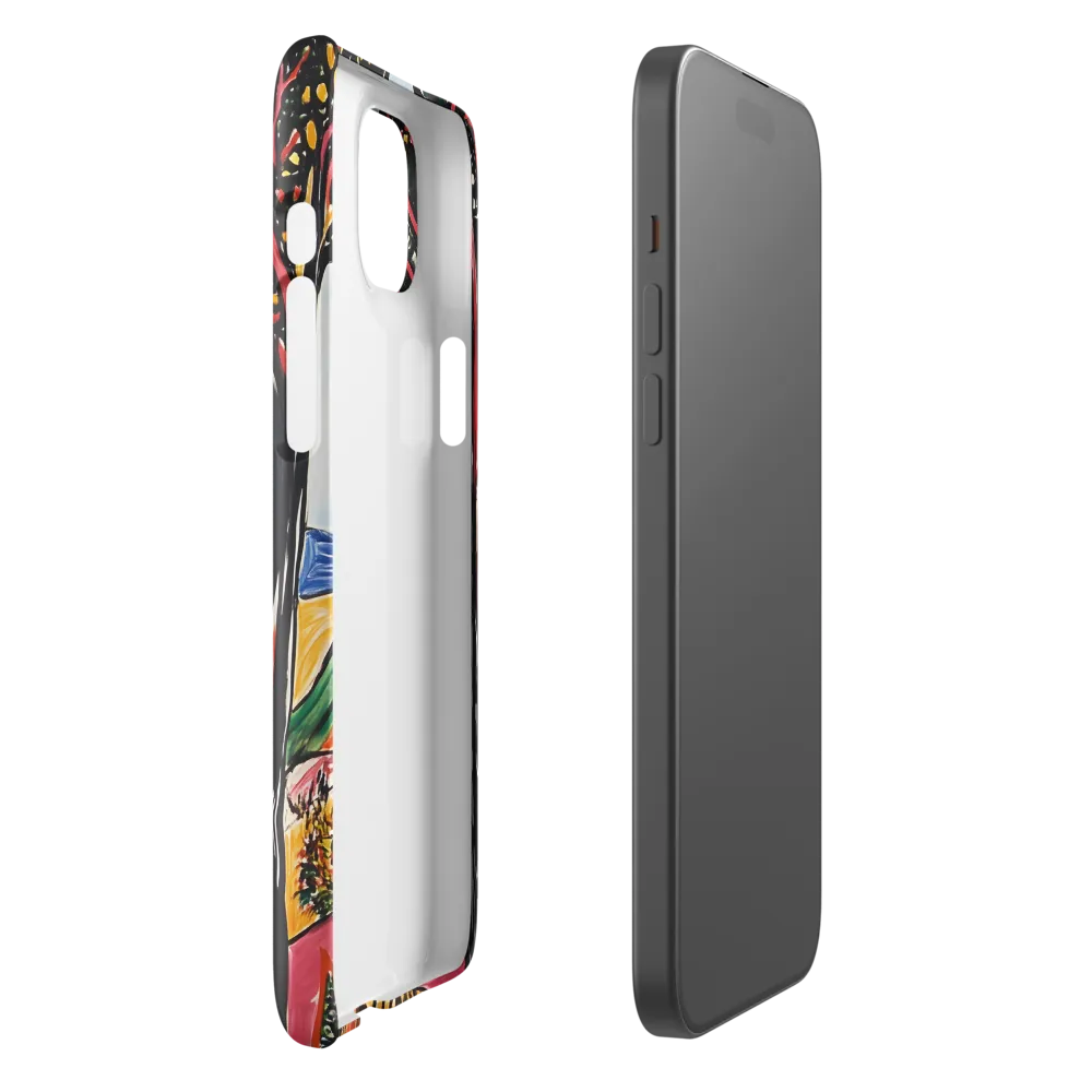 Vibrant Nature's Embrace | Phone Case |  15 Plus | Snap Case | Glossy
