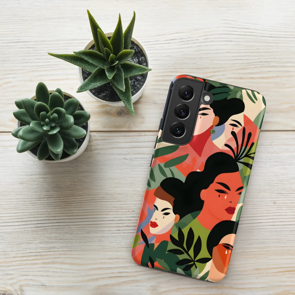 Harmony of Nature and Femininity | Phone Case |  S22 | Tough Case | Matte