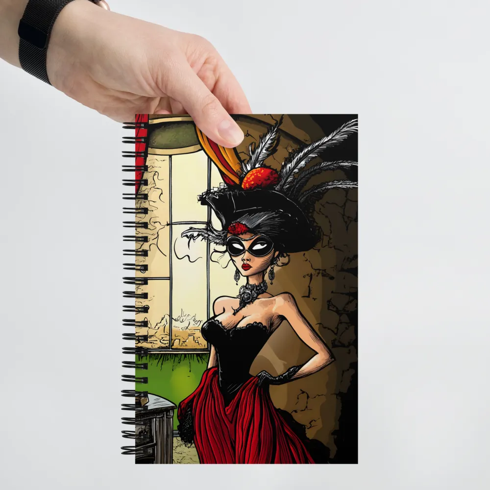 Chic Enigma | Spiral Notebook