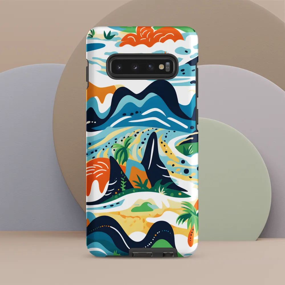 Abstract Tropical Landscape