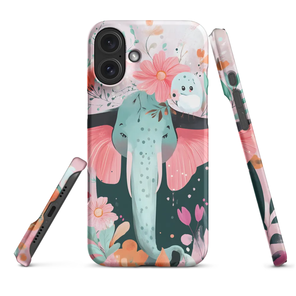 Whimsical Elephant in Bloom