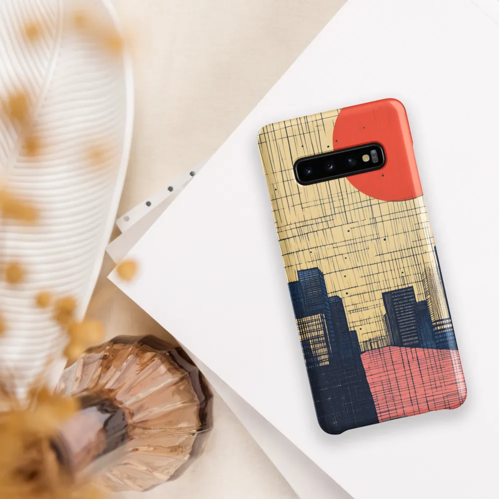 Urban Echoes: A Minimalist Cityscape