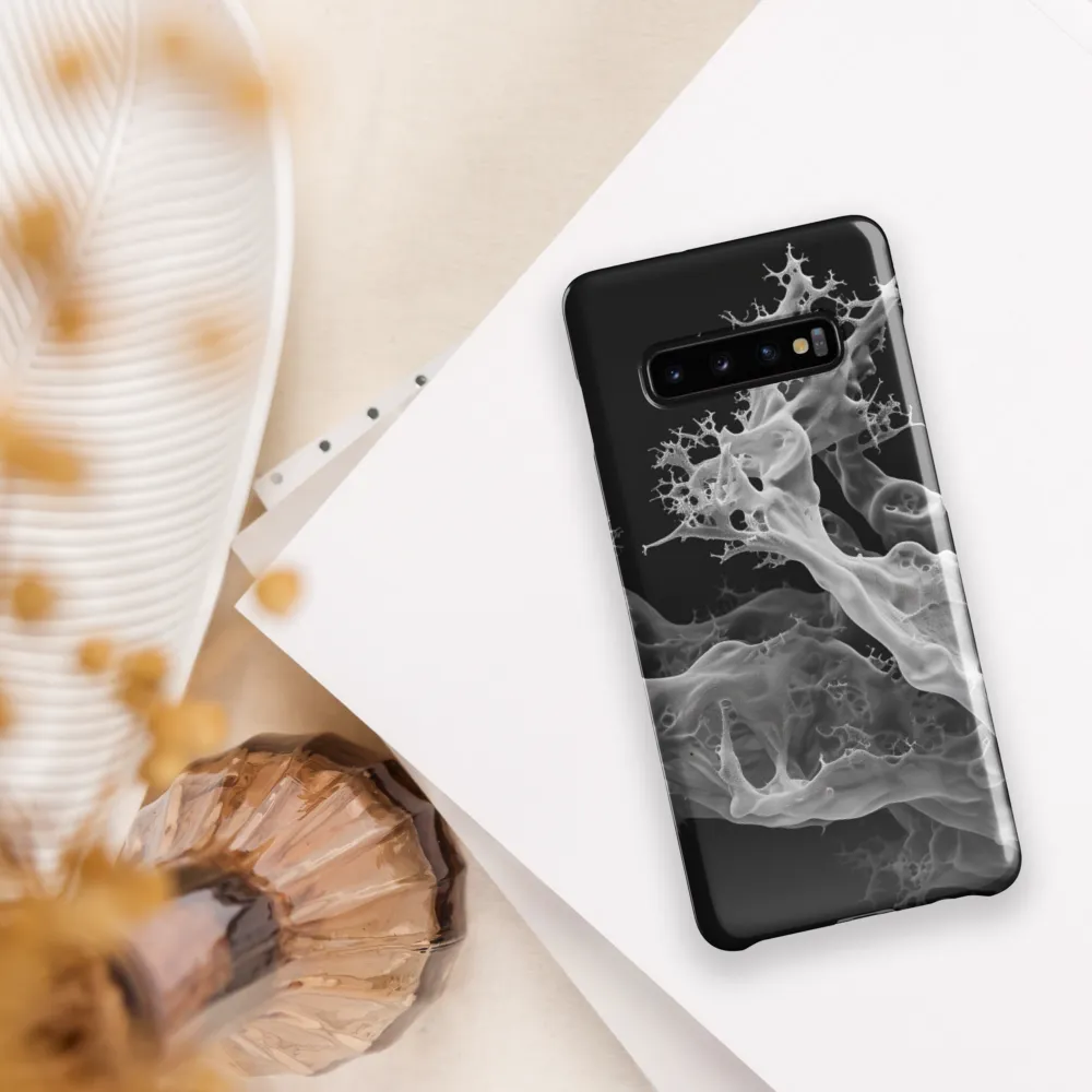 Ethereal Fractals: An Abstract Exploration | Phone Case |  S10 Plus | Snap Case | Glossy