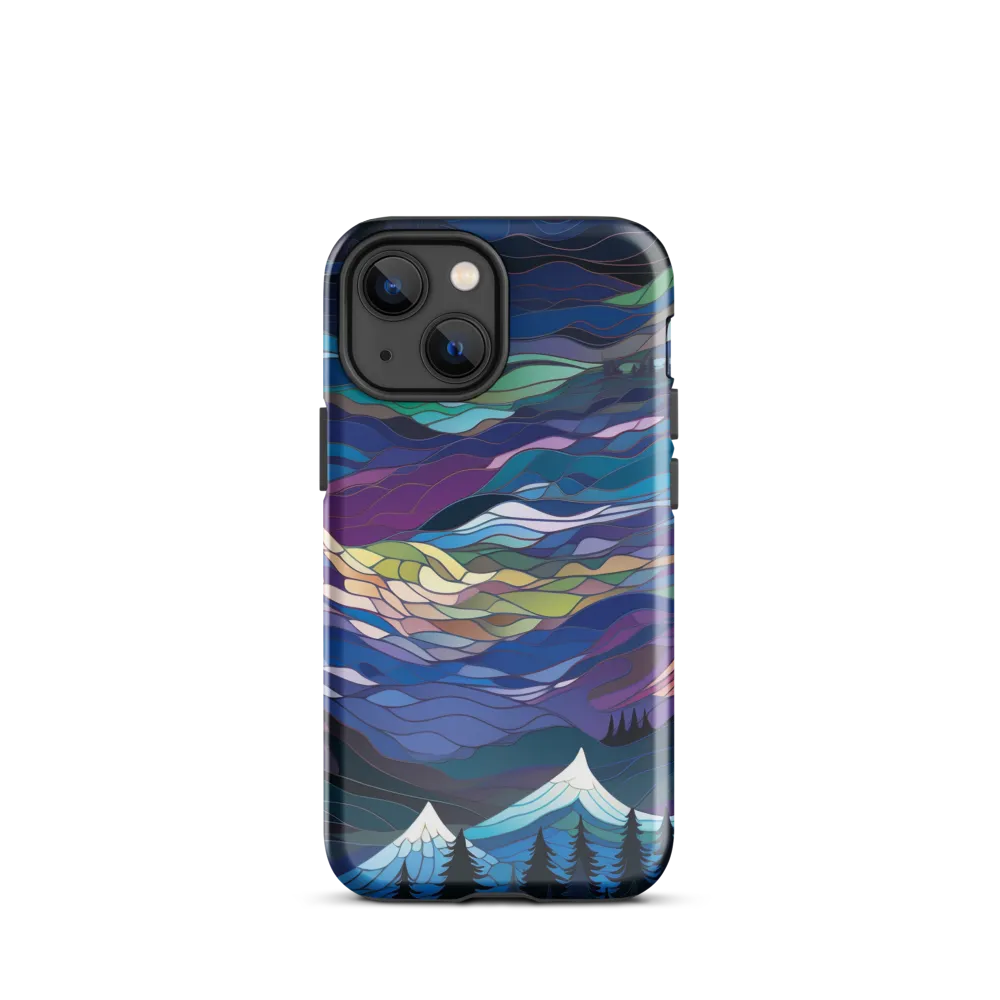 Twilight Peaks: An Abstract Mountain Landscape