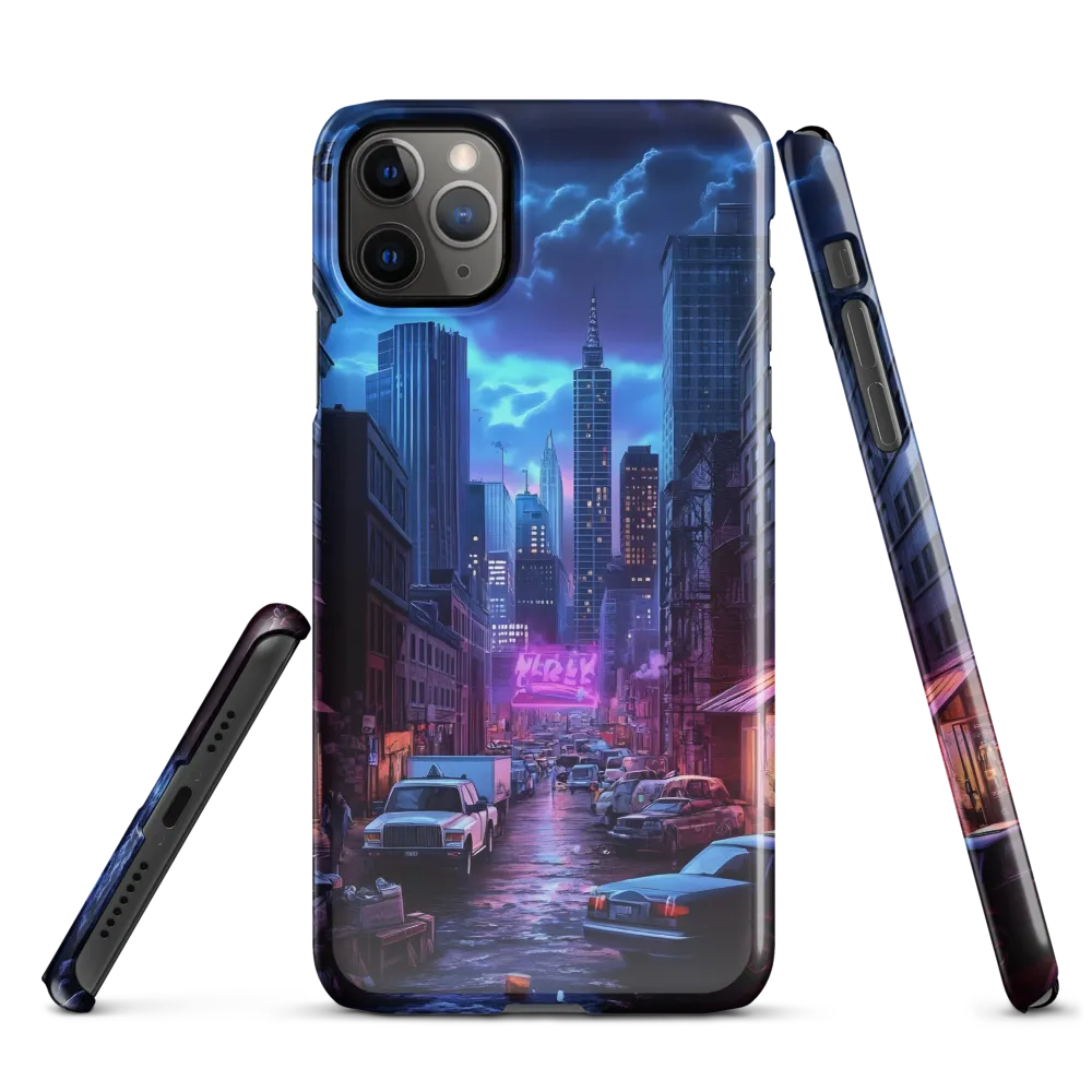 Urban Mystique: A Cyberpunk Night | Phone Case |  11 Pro Max | Snap Case | Glossy