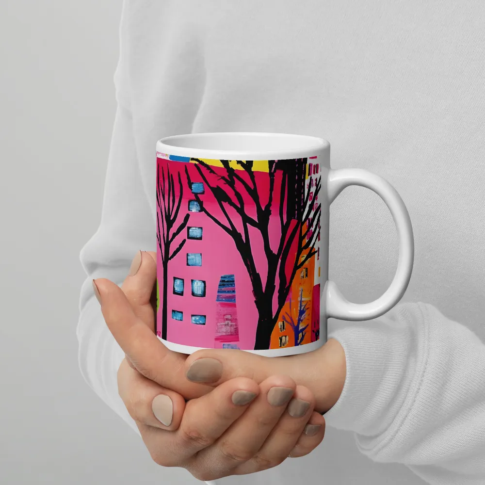 City Dreams in Vibrant Hues | Mugs | Multiple Sizes & Colors