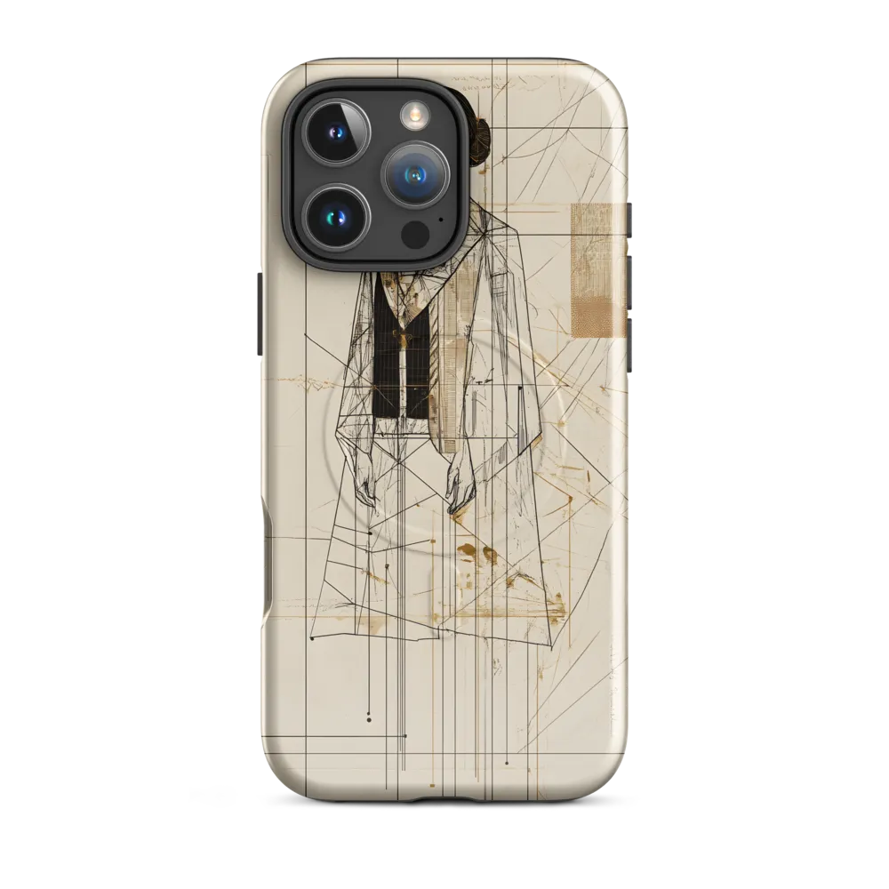 Elegance in Lines | Phone Case |  16 Pro Max | MagSafe® Tough Case | Glossy