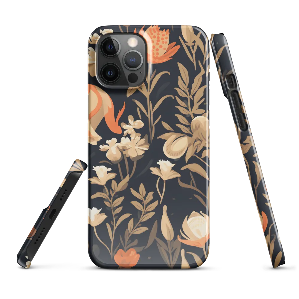 Floral Harmony: A Dance in the Dark