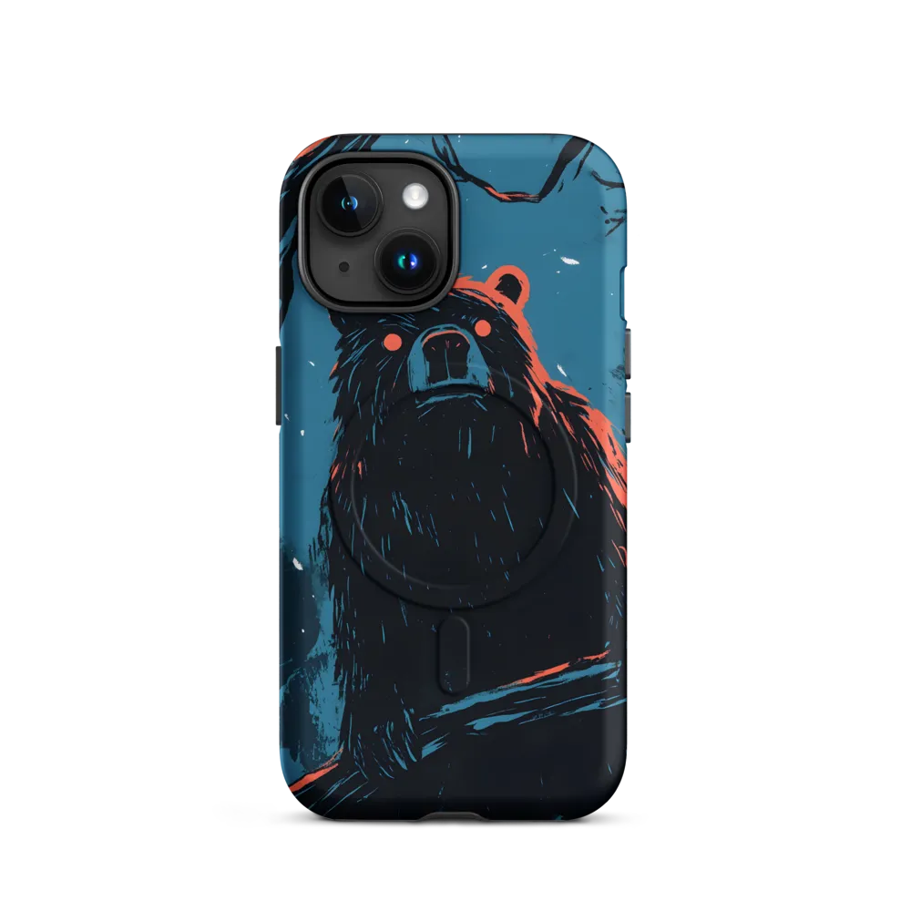 Eerie Majesty: A Bear in the Night