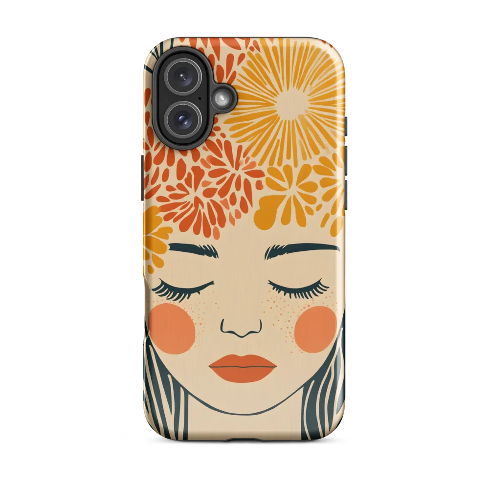 Serenity in Bloom | Phone Case |  16 Plus | Tough Case | Glossy