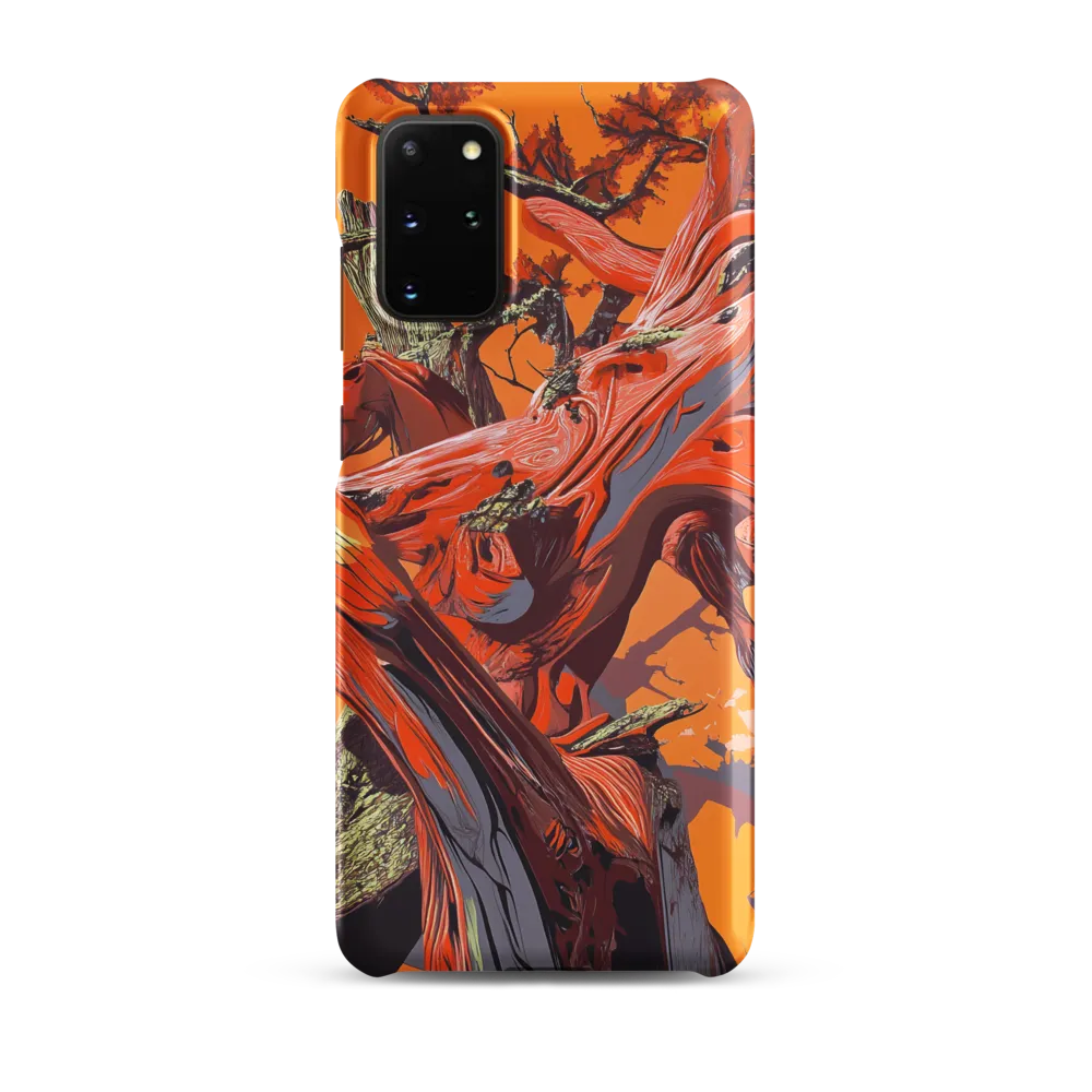 Life in Motion: An Abstract Tree | Phone Case |  S20 Plus | Snap Case | Matte