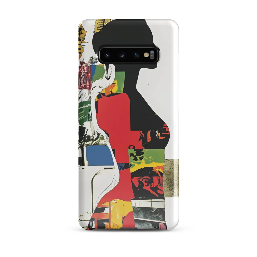 Collage of Colors: A Silhouette's Story | Phone Case |  S10 Plus | Snap Case | Glossy