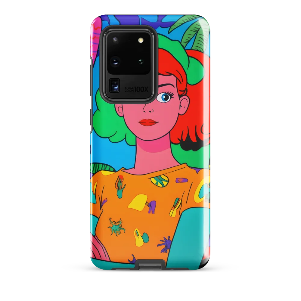 Tropical Vibes: A Playful Portrait