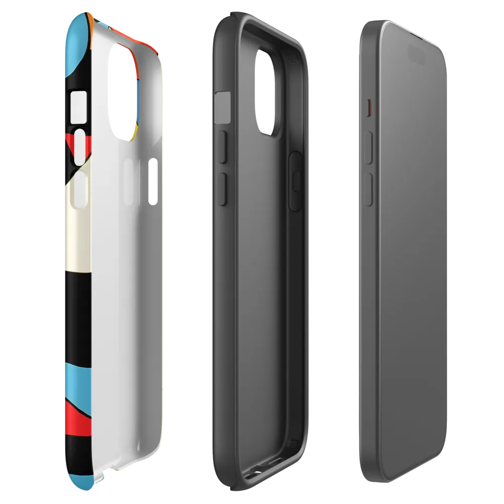 The Play of Shapes | Phone Case |  15 Plus | Tough Case | Matte