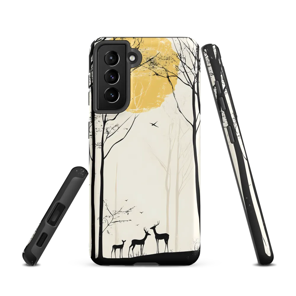Silhouetted Serenity | Phone Case |  S21 | Tough Case | Matte
