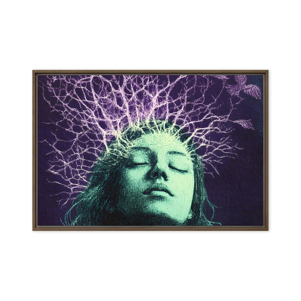 Whispers of Freedom | Canvas with Brown Frame | 20″×30″