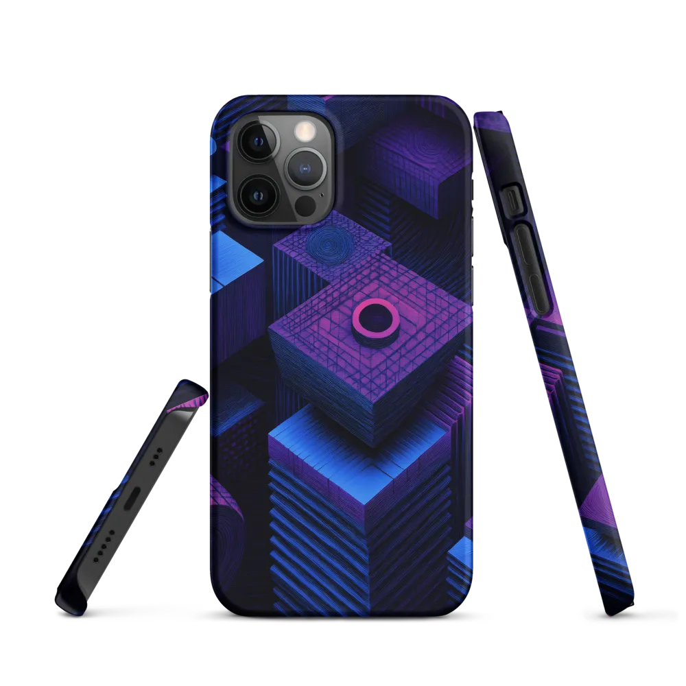 Geometric Dreams in Blue and Purple